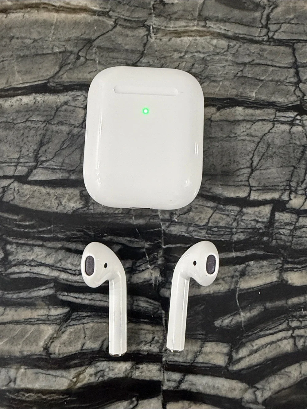 Apple White AirPods with Charging Case and Accessories